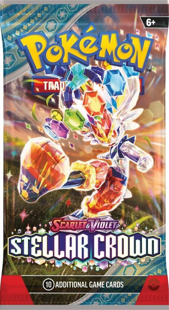 Pokémon TCG Stellar Crown booster pack